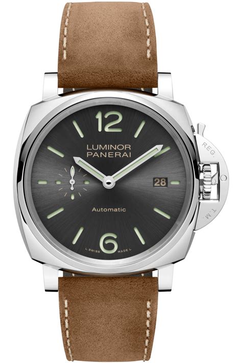 Panerai Luminor Date Slate Stainless Steel 